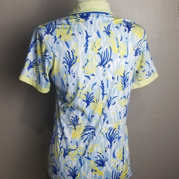 GG Blue golf top short sleeves size M - Picture 5 of 6